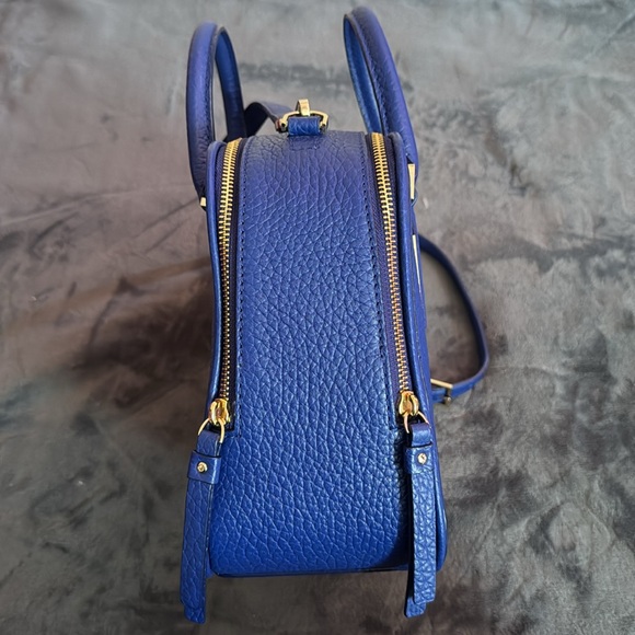Royal Blue Square Kate Spade handbag with crossbody strap - Picture 4 of 4